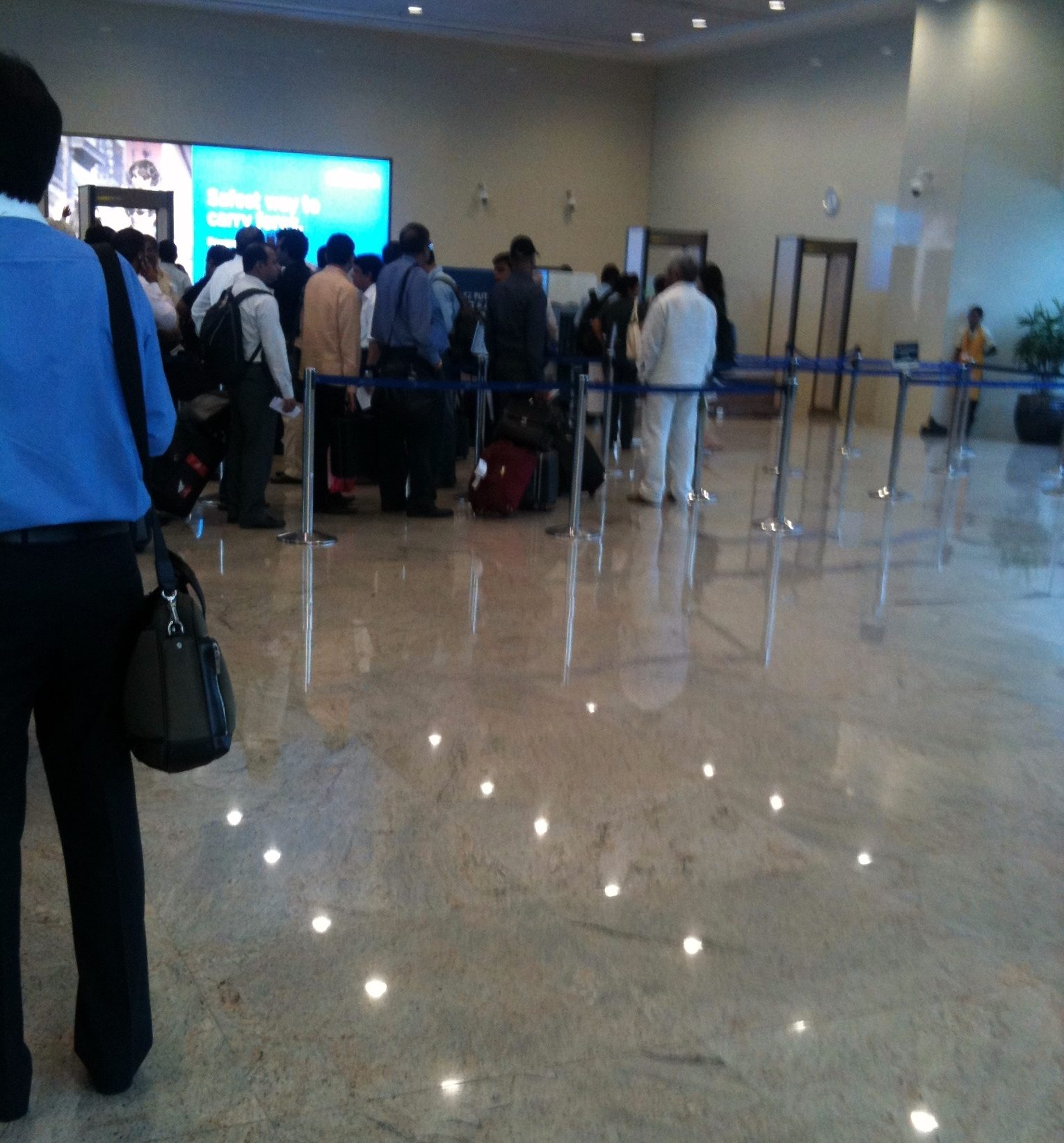 Security Check at Mumbai Airport 20 July 2011