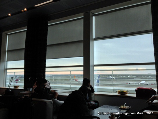 View from the Jet Airways' Brussels Lounge