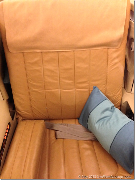 The latest SQ Business Class seat