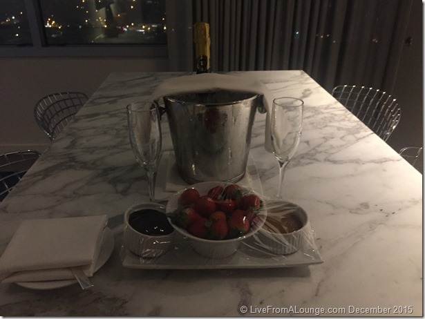 Andaz West Hollywood Penthouse Suite Welcome Amenity