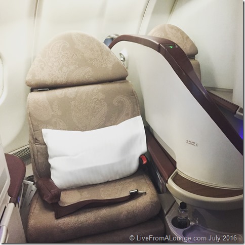 My Favourite Jet Airways Business Class Seat