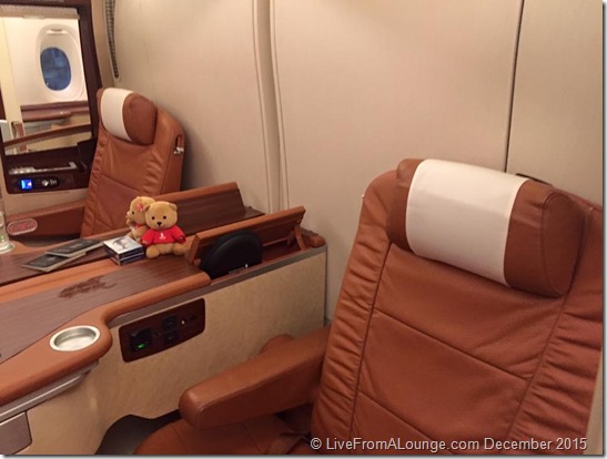 Onboard Singapore Airlines First Class Suites