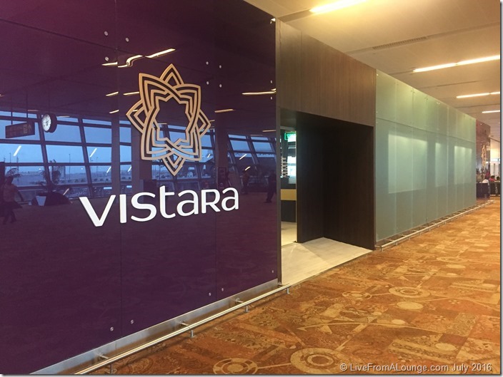 Vistara Lounge Entrance