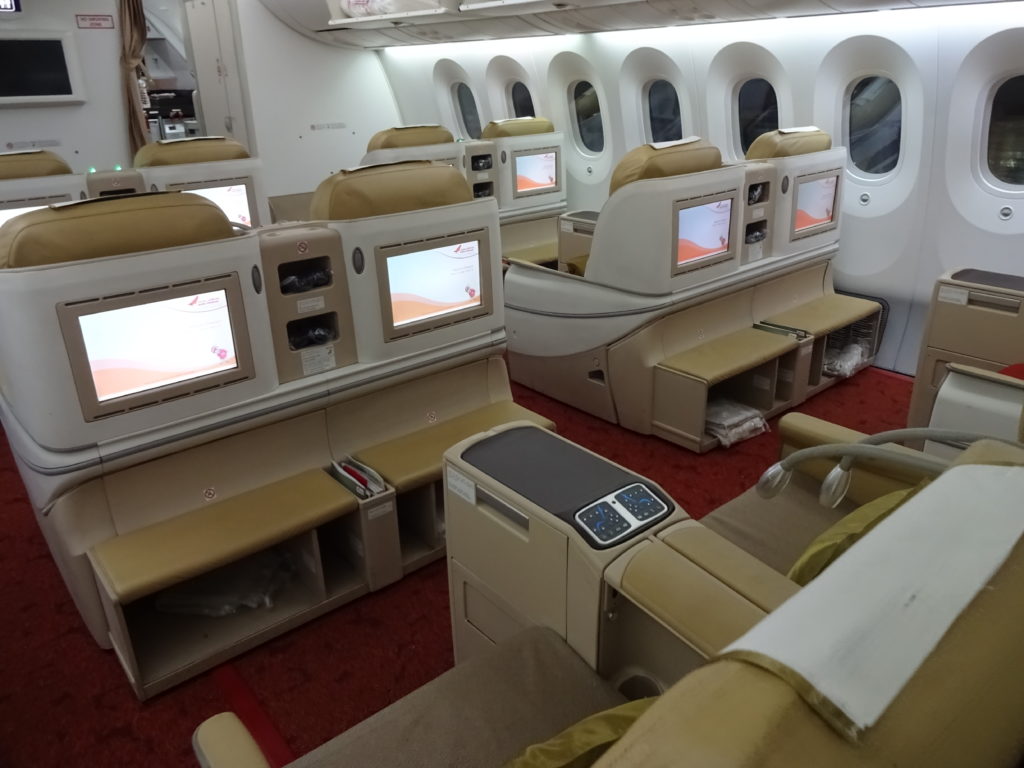 Air India 787-8 Business Class Cabin