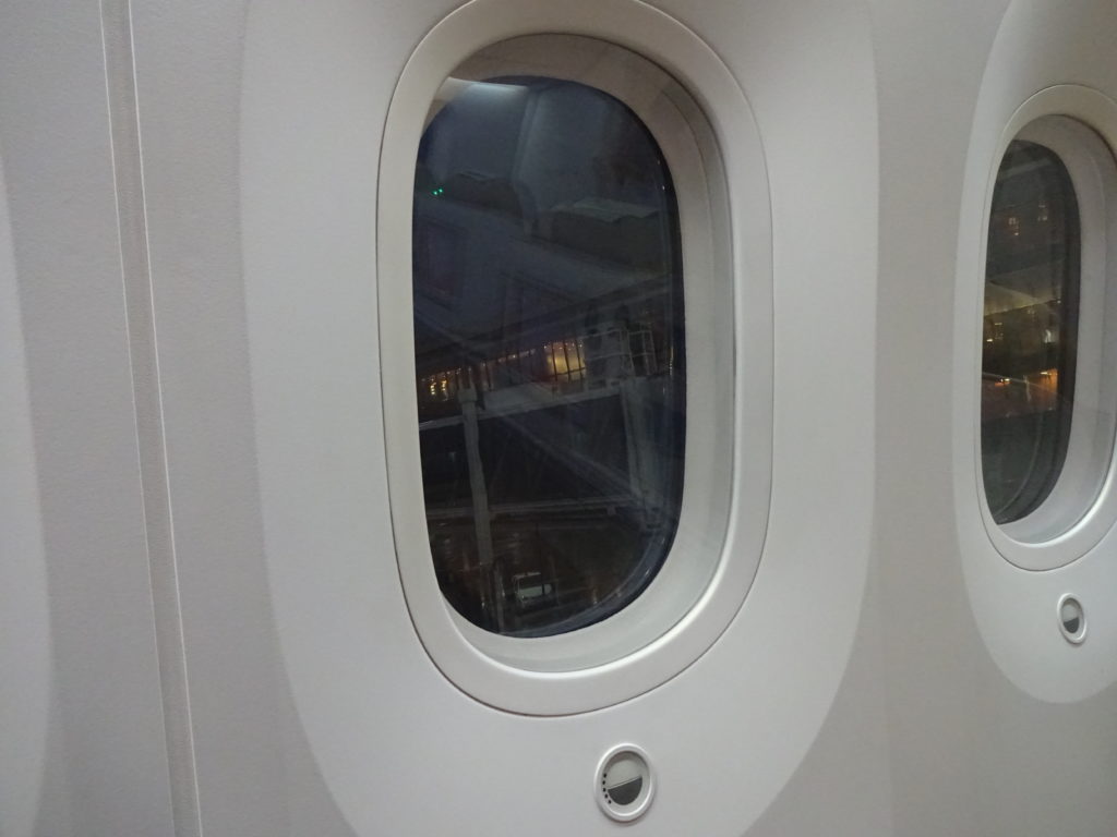Air India 787-8 Business Class Windows