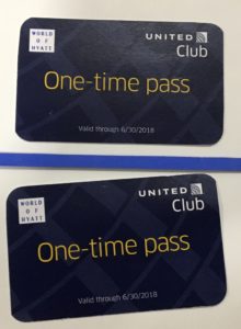 United Club Lounge Access Passes