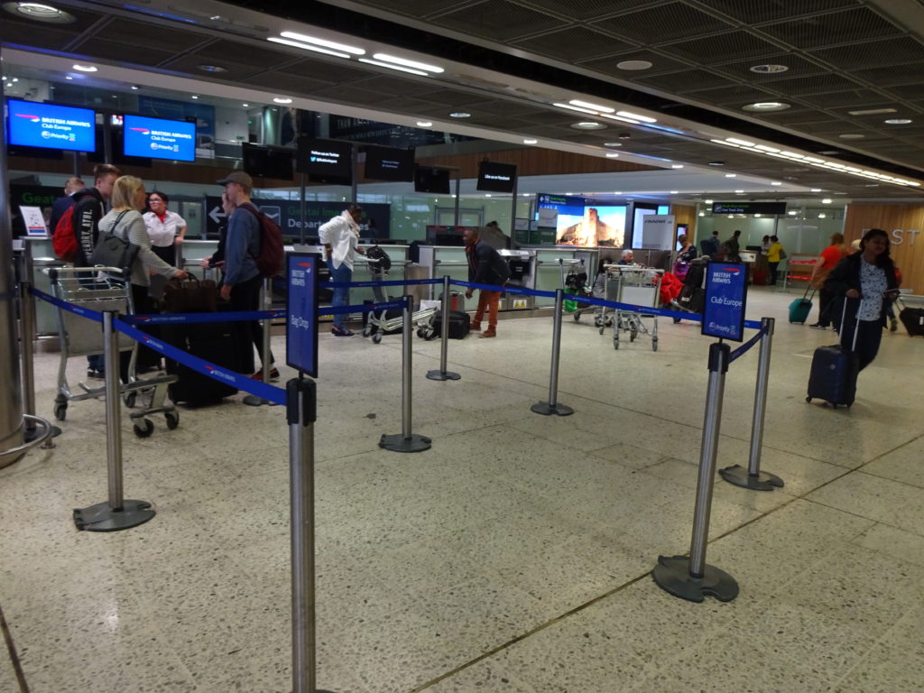 British Airways Check-in at Dublin Airport