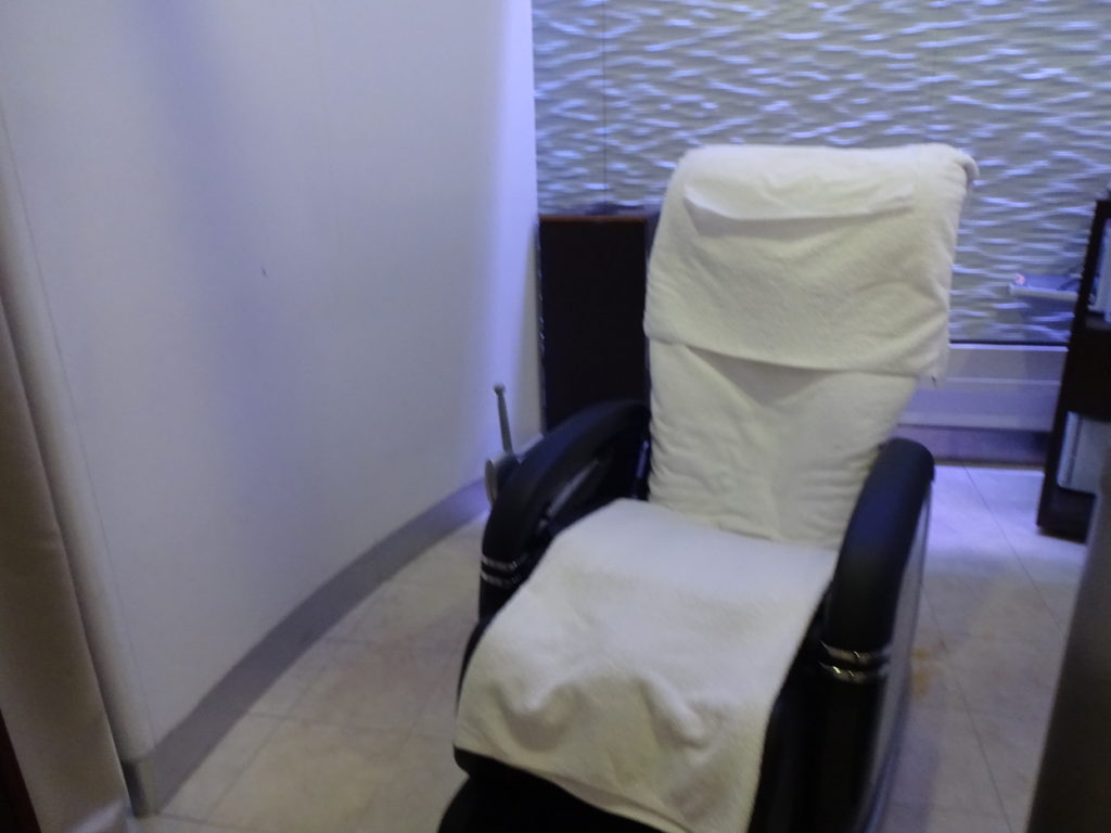 British Airways Elemis Spa Massage Chair