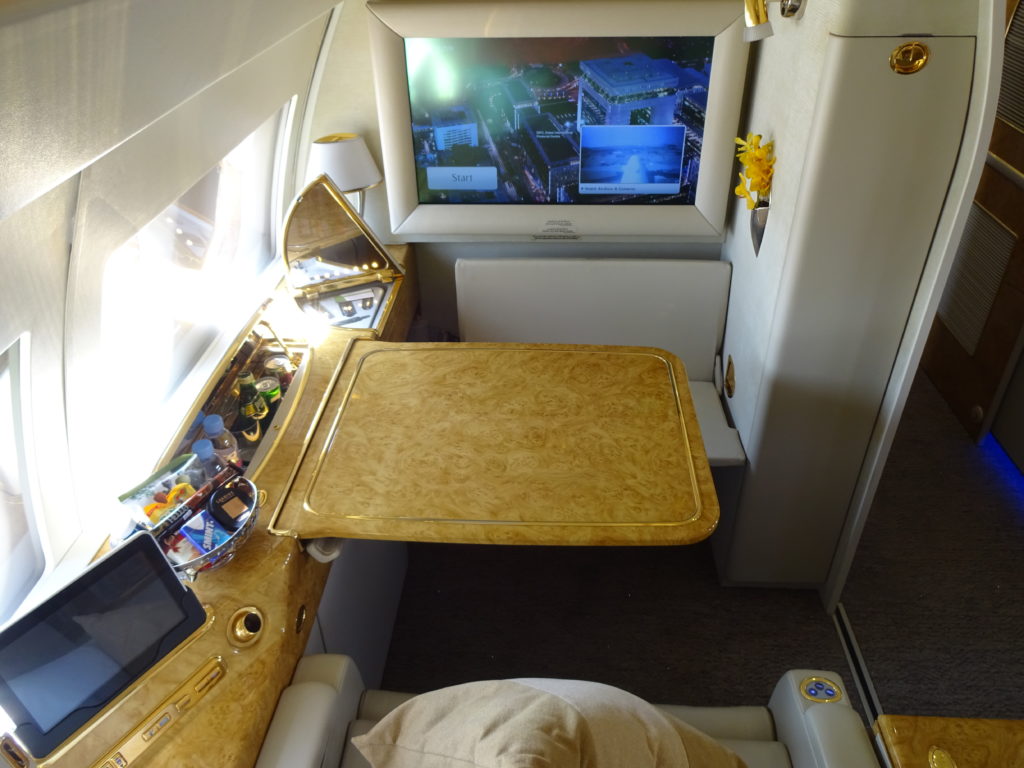 Emirates Executive Jet Private Suite Rear view
