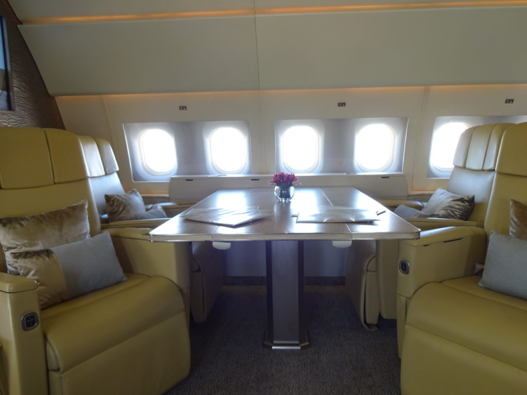 Emirates Executive Jet A319 Lounge