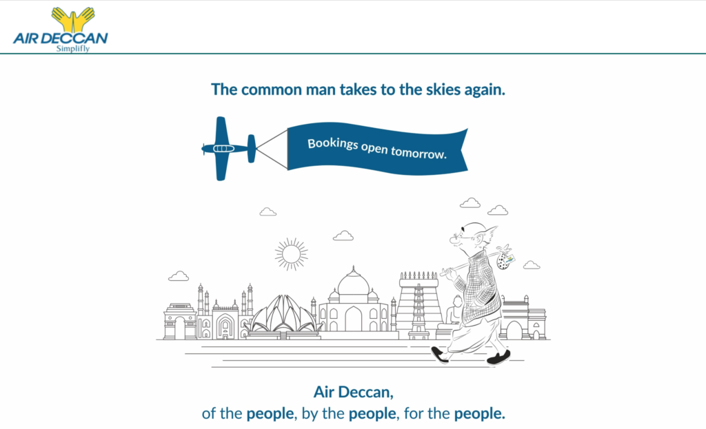 Air Deccan Website