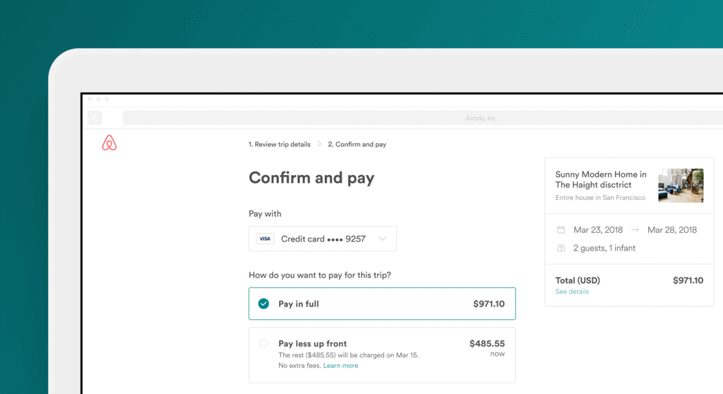 Airbnb Introduces Flexible Payment Options for Travellers