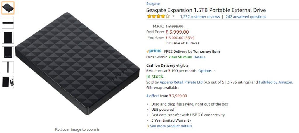 Seagate Expansion 1.5TB
