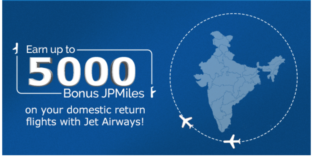 Jet Airways 5000 JPMiles