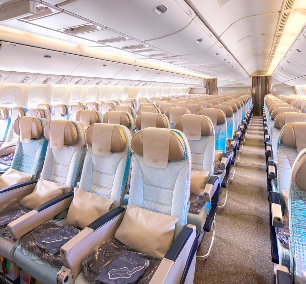 Emirates 777LR Economy Class
