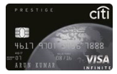 a credit card with a planet in the background
