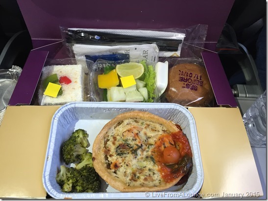 Economy Class Meals, served in a Box. Western meals, a first for India
