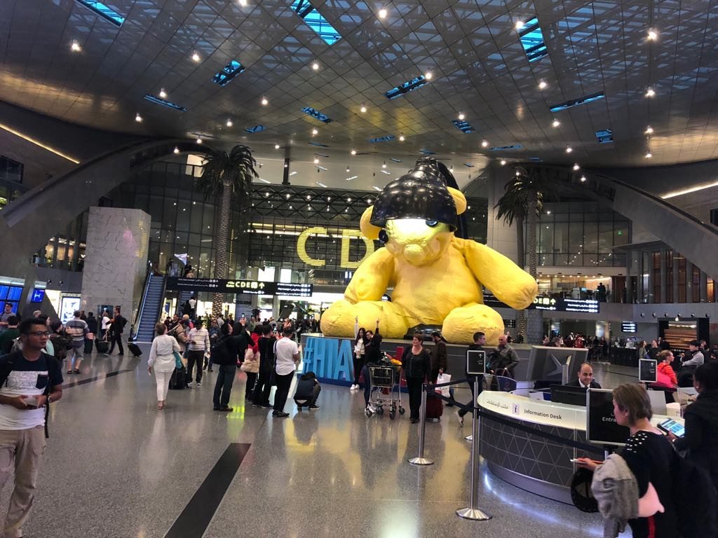 Hamad International Airport Doha Teddy Bear