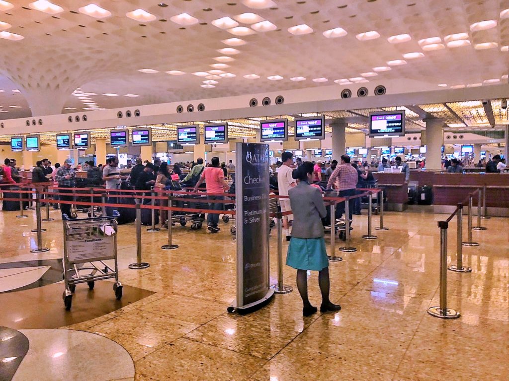 Mumbai International Airport check-in