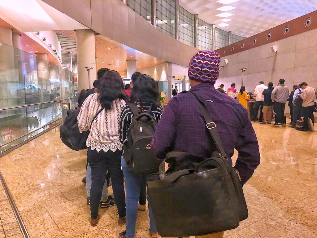Mumbai International Airport Security Check