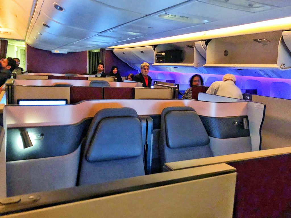 Qatar Airways Mumbai to Doha Review QSuites