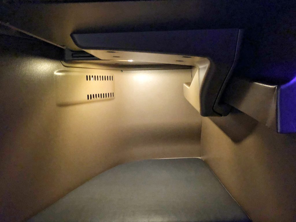 a inside of a plane