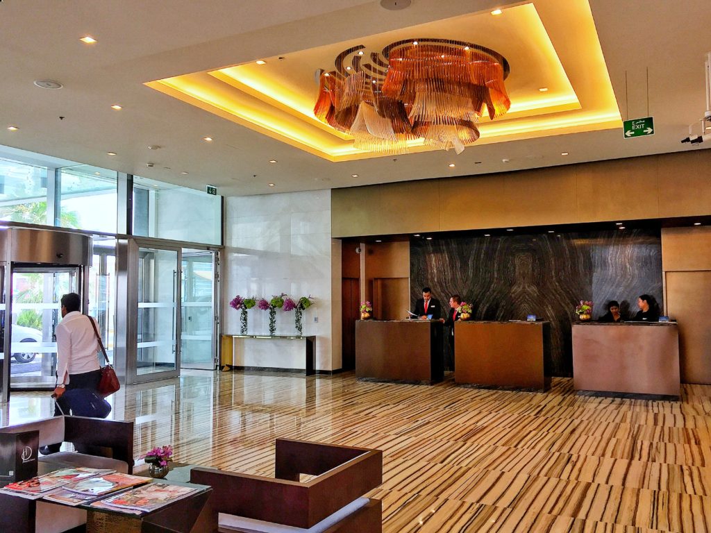 Marriott Hotel Downtown Abu Dhabi lobby