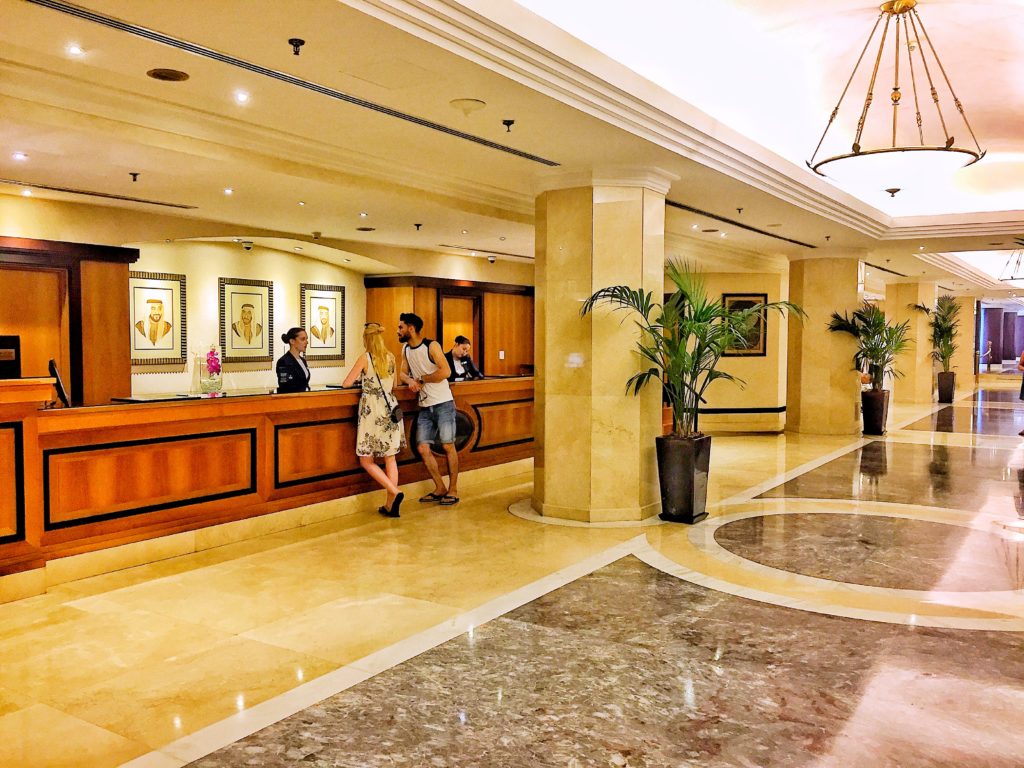 Hilton Abu Dhabi reception