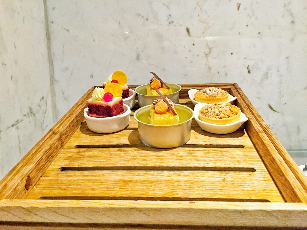 Hilton Abu Dhabi executive lounge desserts