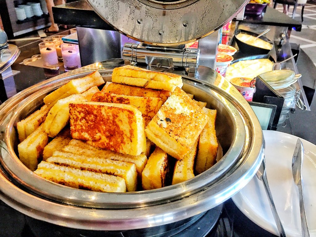 Hilton Abu Dhabi breakfast toast