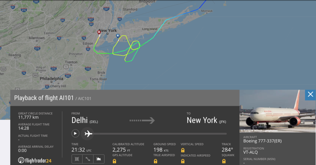 Air india flight tracker