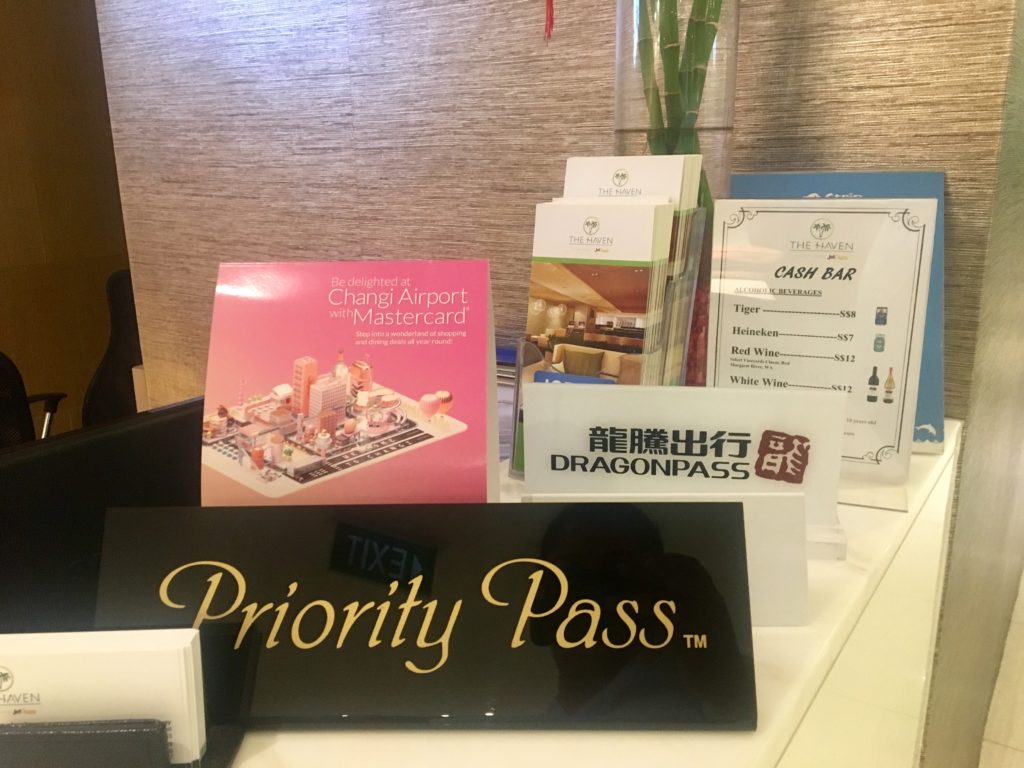 Priority Pass card via the Citi Prestige credit card 