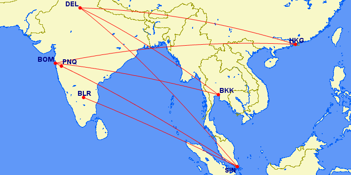 Jet Airways Far-East operations