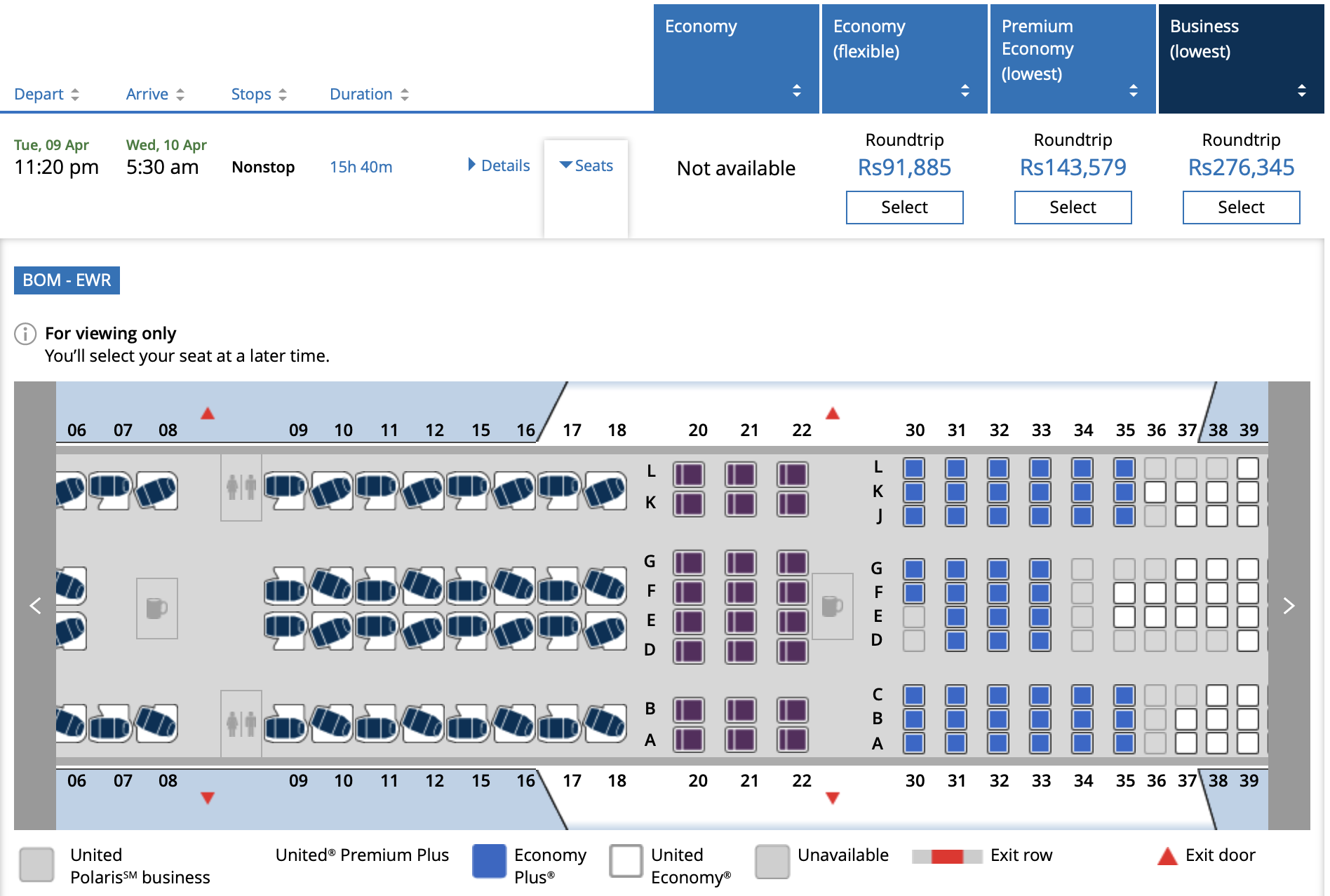 United Airlines 777 200 Seating Chart