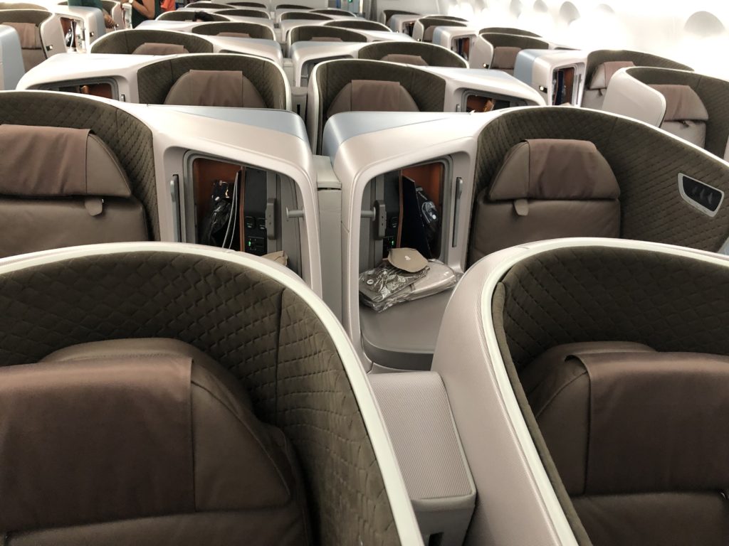 Singapore Airlines 787-10 Regional Business Class