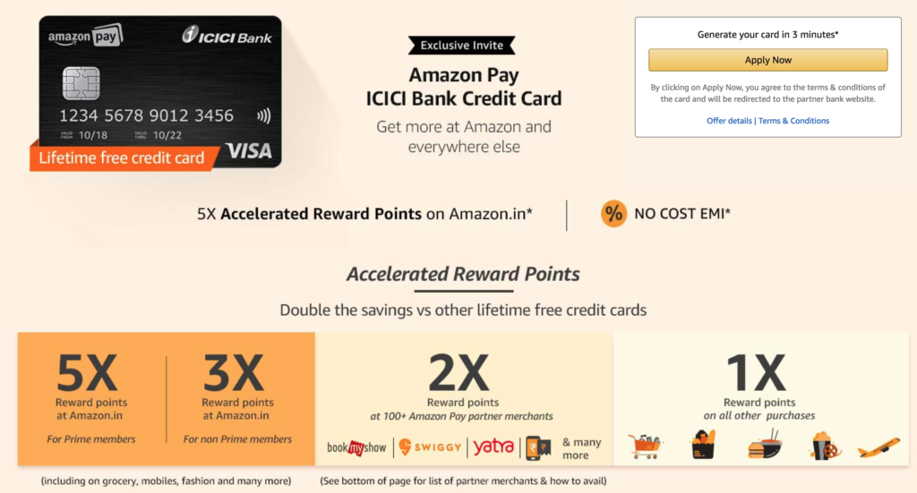Amazon ICICI Bank Credit Card
