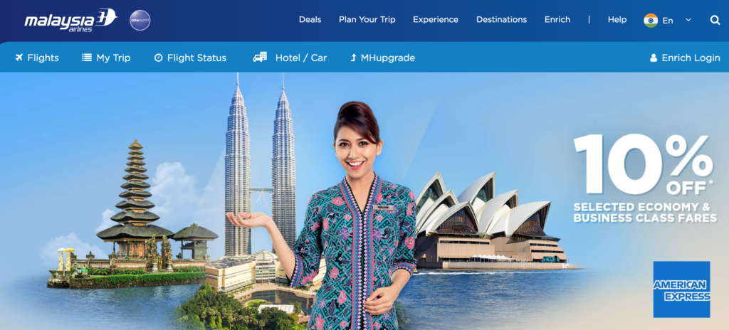 American Express Malaysia Airlines Promotion