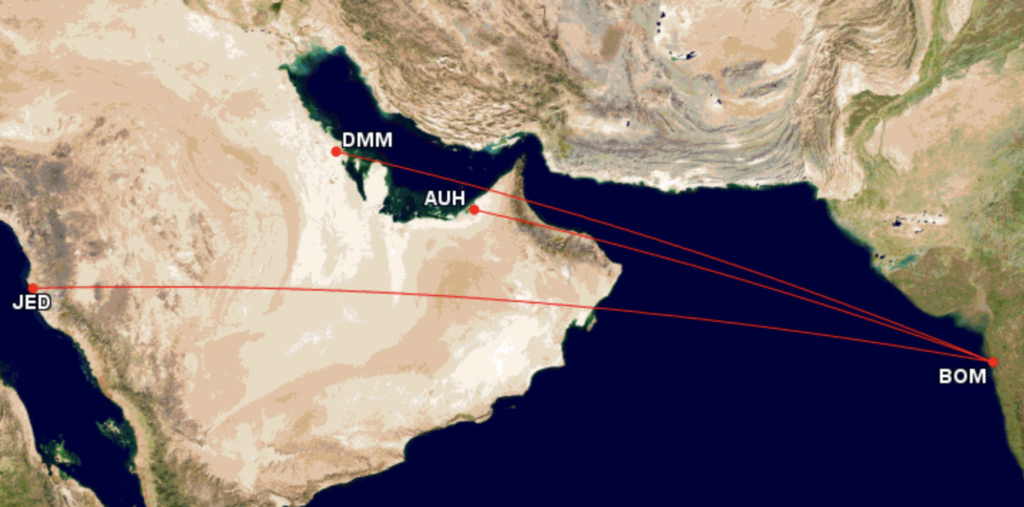 indigo flights to saudi arabia