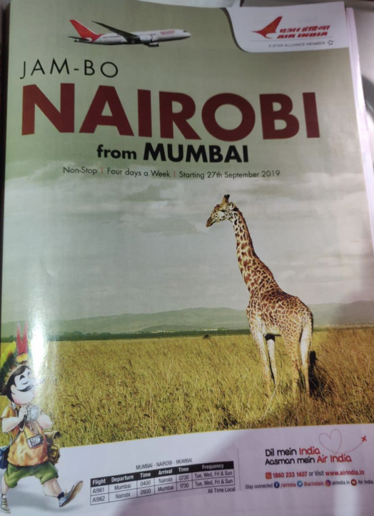 Air India Nairobi