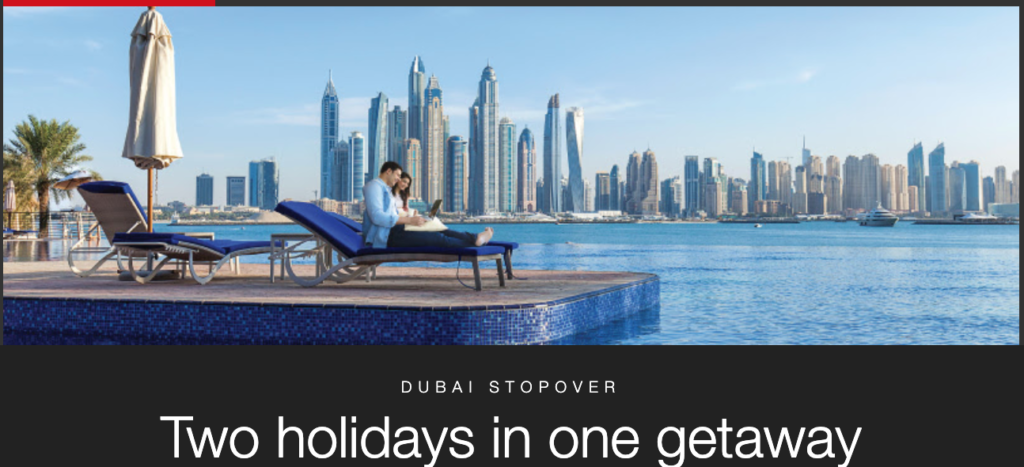 Emirates Stopover Package Dubai