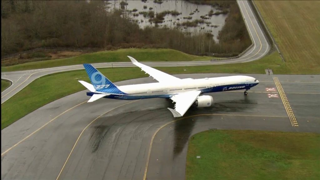 Boeing 777X First Flight