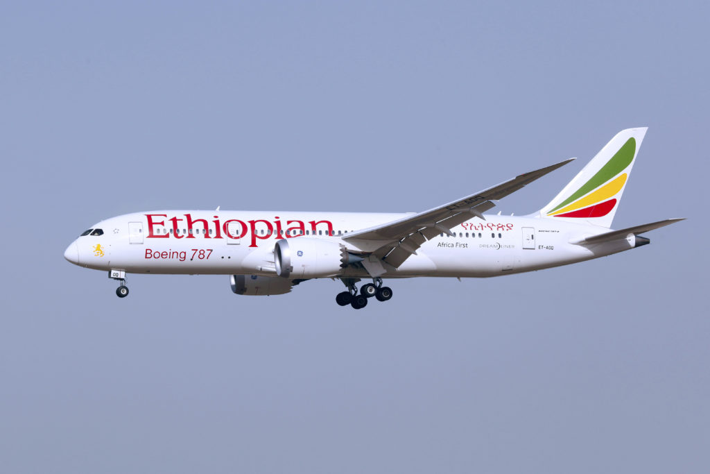 ethiopian airlines chennai to addis ababa